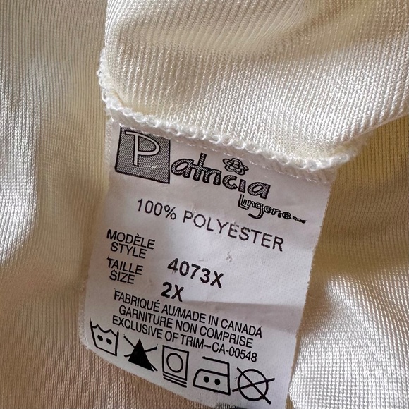 Vintage Patricia Lingerie Ivory Half Slip – Size 2X - Picture 4 of 5